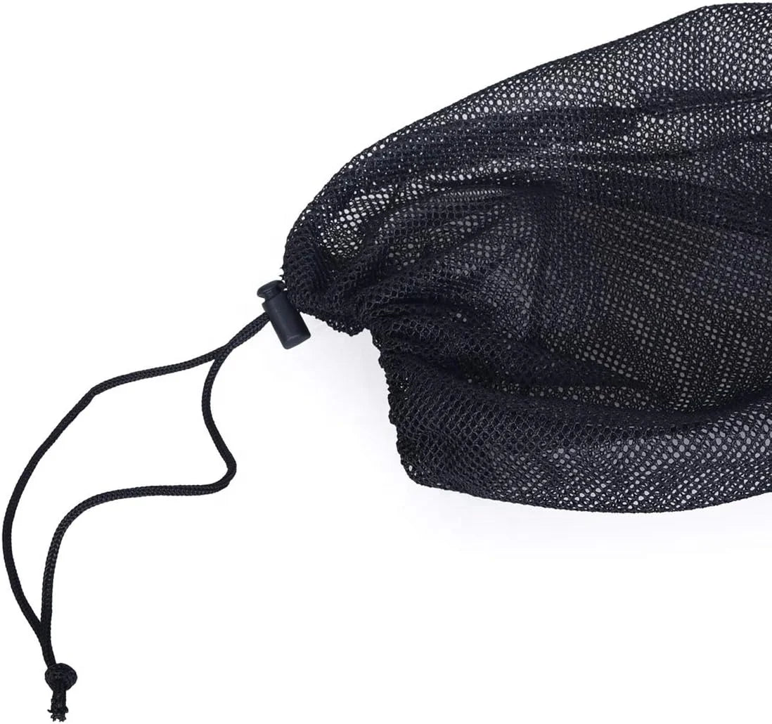 Durable Nylon Mesh Drawstring Bag Cutlery Bottle Pot Pan Kettle Storage Ditty Bag for Travel Stuff Sack