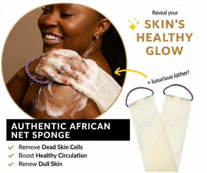 African Exfoliating Net Sponge | Smoother Skin in Minutes